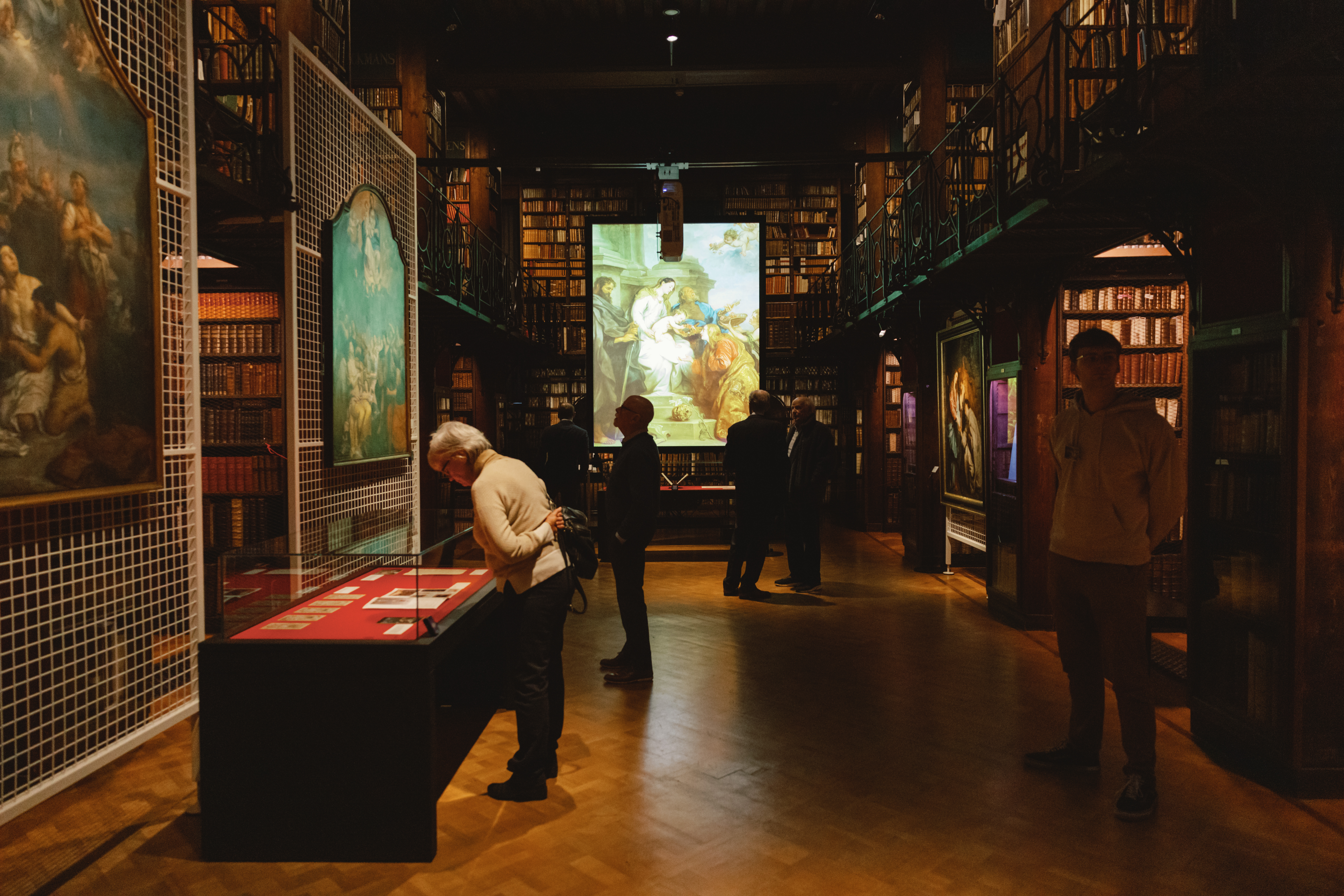 De Nottebohmzaal van de Erfgoedbibliotheek Hendrik Conscience
